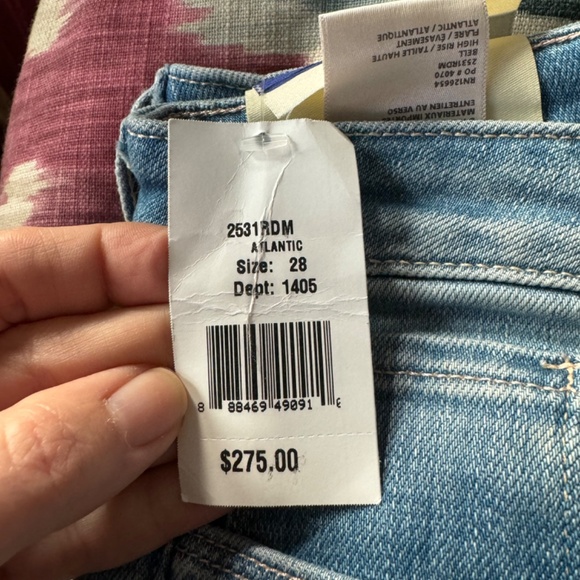 NWT L' Agence Bell High Rise Flare in Atlantic - Picture 5 of 5